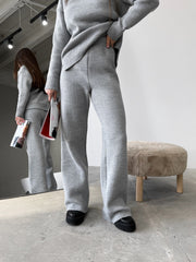 Knitted suit Marco Light gray