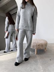 Knitted suit Marco Light gray