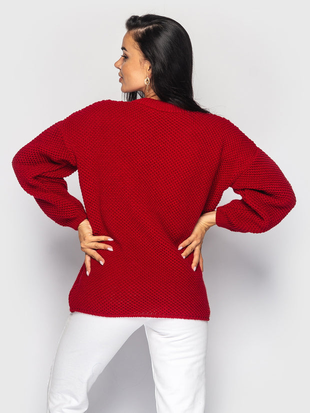 Megan Sweater Red