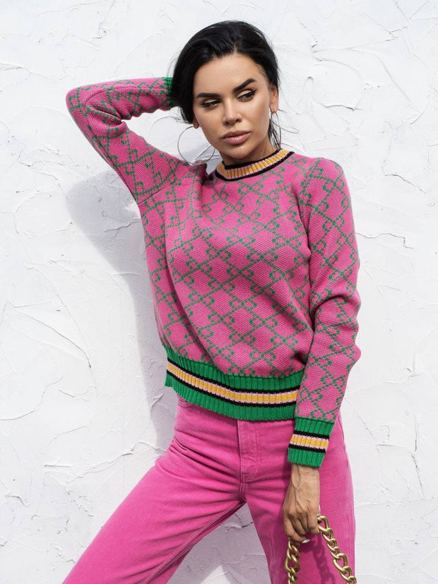 Jumper Gector Pink-green