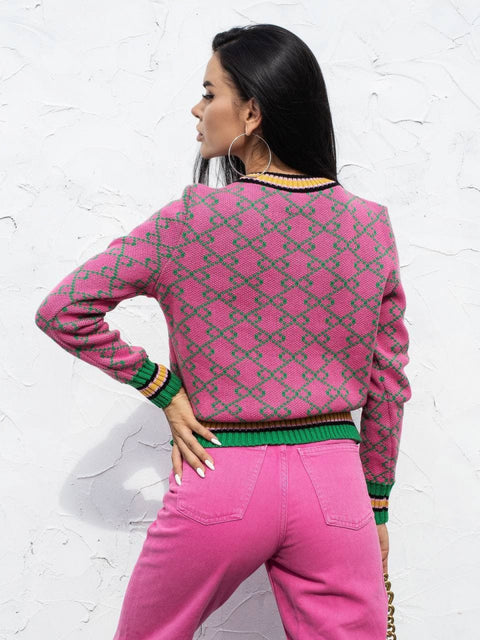 Jumper Gector Pink-green