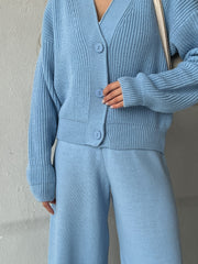 Knitted set Sante Blue