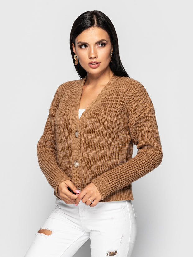 Knitted sweater Mikky camel