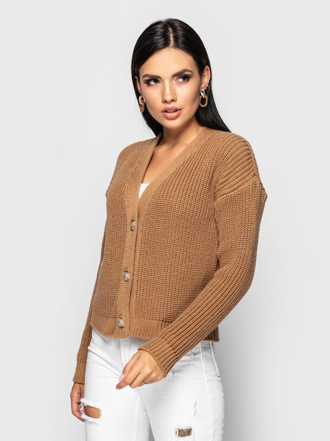 Knitted sweater Mikky camel