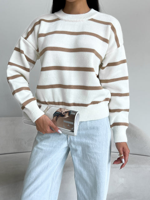 TRENDY Sweater Milky-camel