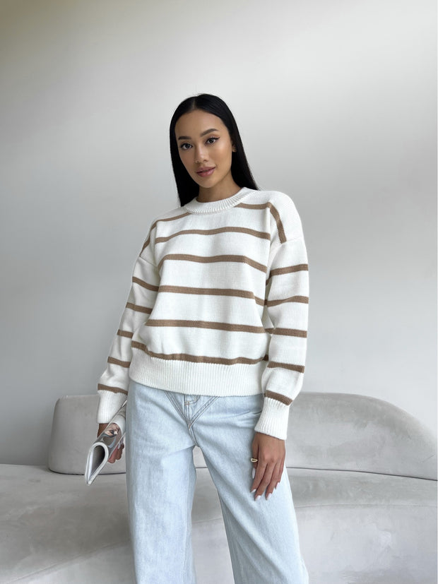 TRENDY Sweater Milky-camel