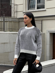 Bern Sweater White - Black