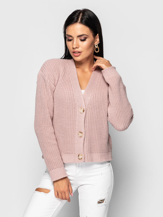 Knitted sweater Mikky pink