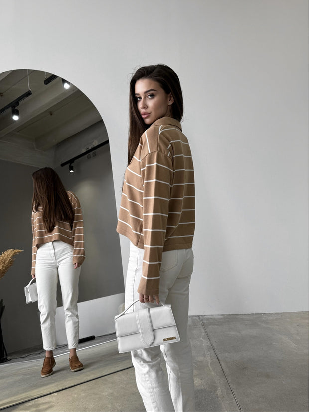 Levi Sweater Camel-Milk