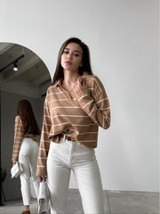 Levi Sweater Camel-Milk