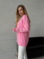 Cardigan Krakow Pink