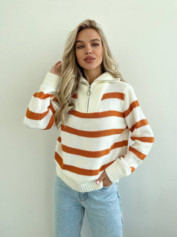 Bandera Sweater Milky-Orange