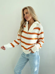 Bandera Sweater Milky-Orange