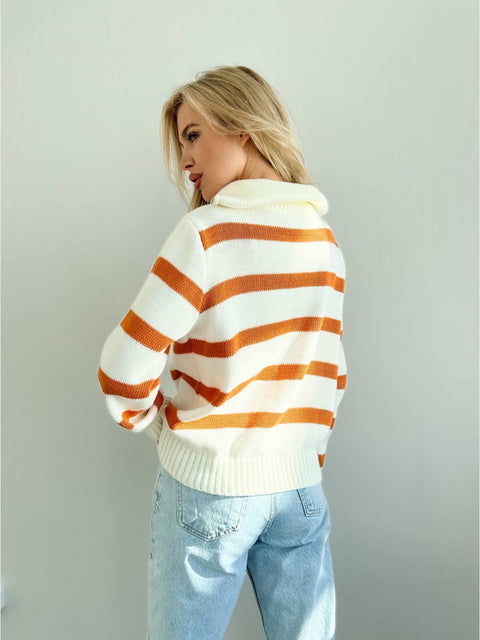 Bandera Sweater Milky-Orange