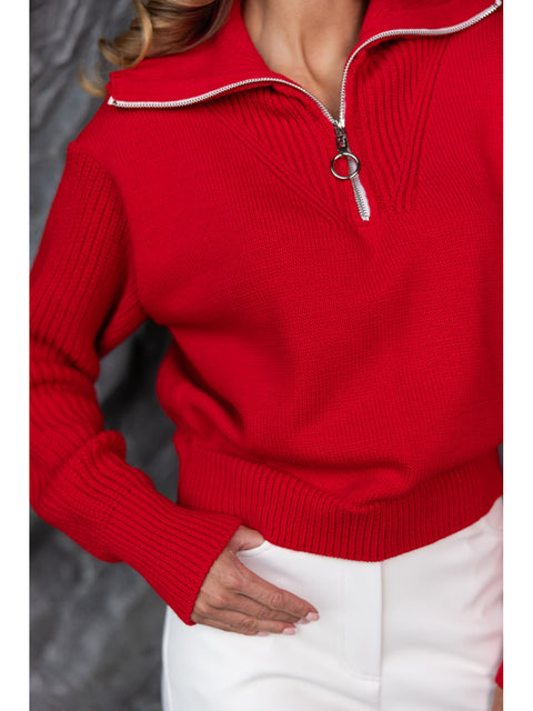 Leonard Sweater Red