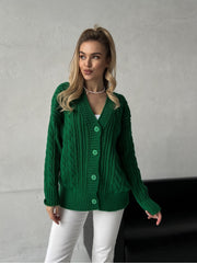 Cardigan Krakow Green