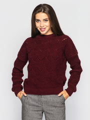 Sonata Sweater burgundy