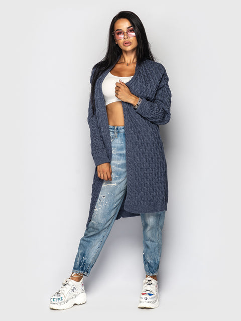 Cardigan knitted Smile jeans