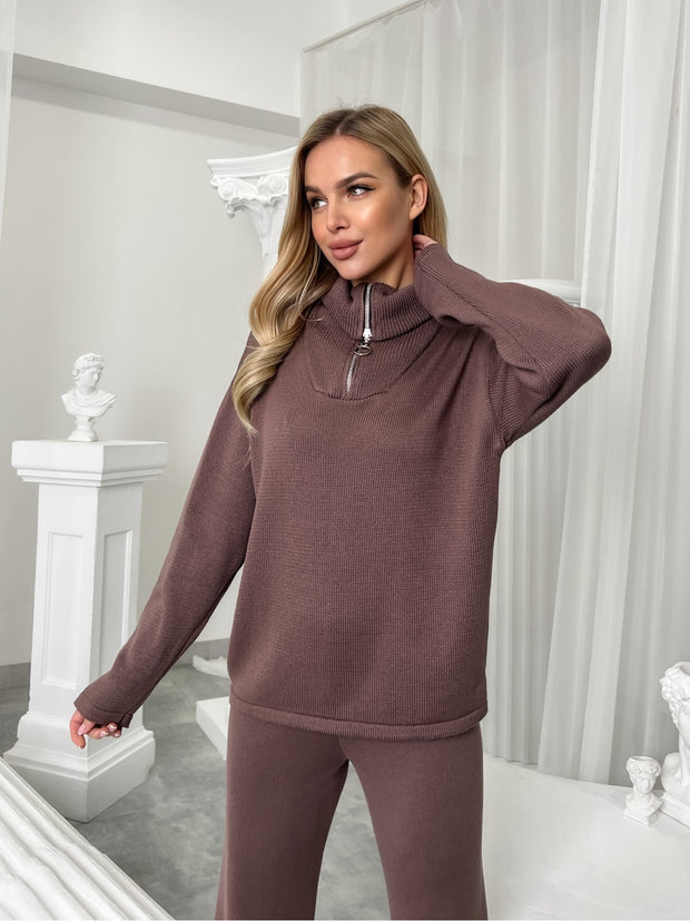 Knitted suit BRAVE Mocha