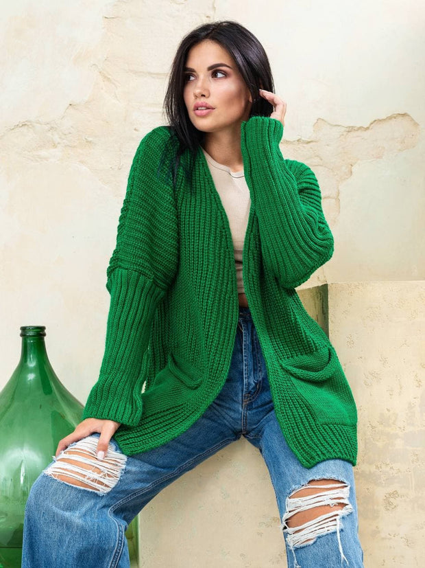 Knitted cardigan Dunhil Green