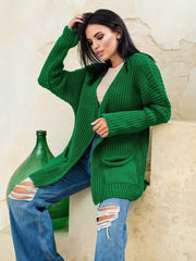 Knitted cardigan Dunhil Green