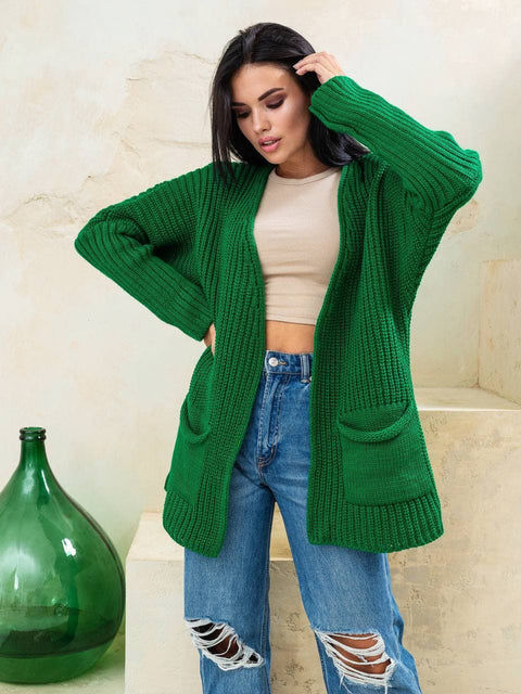 Knitted cardigan Dunhil Green