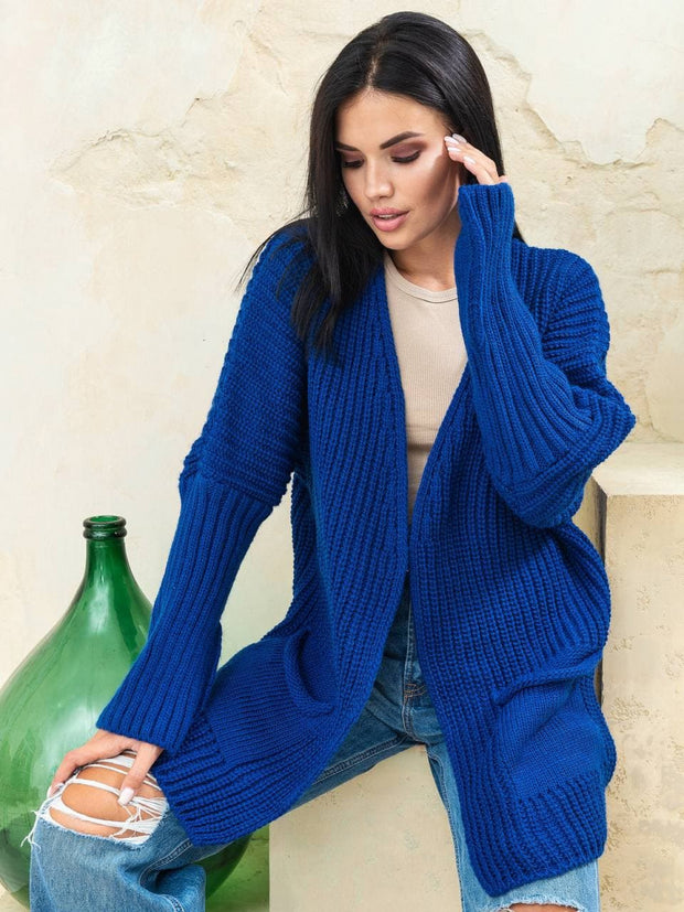 Knitted cardigan Dunhil Blue