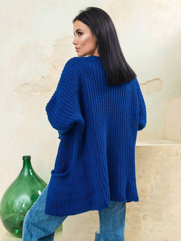 Knitted cardigan Dunhil Blue