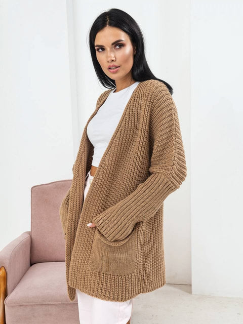 Knitted cardigan Dunhil Camel