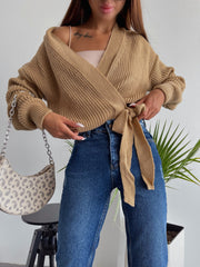 Knitted sweater Monamy camel