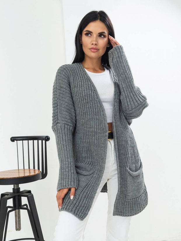 Knitted cardigan Dunhil Gray