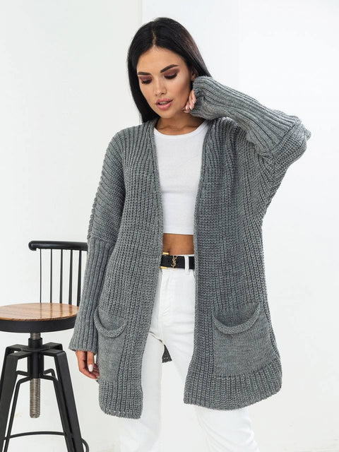 Knitted cardigan Dunhil Gray