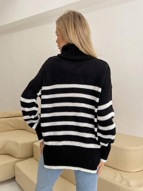 Sweater with stripes CLAUS Black-milk