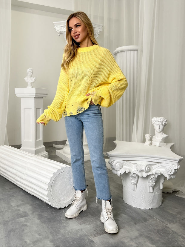 Dorian Yellow Hole Sweater