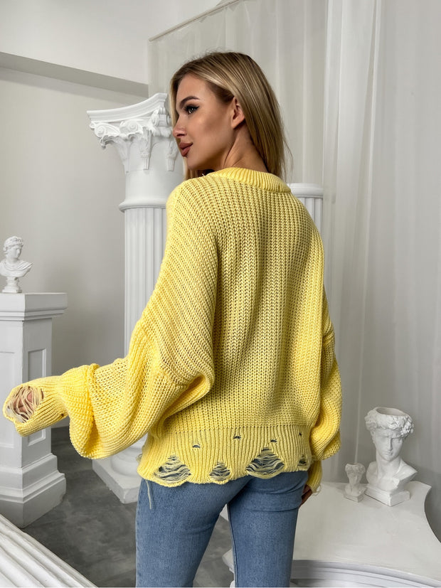 Dorian Yellow Hole Sweater