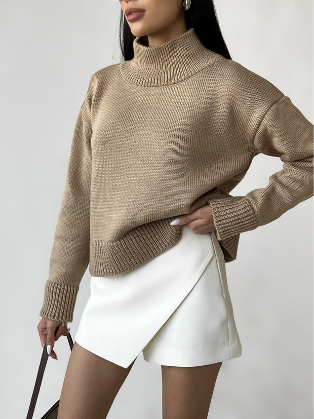 Jumbo Sweater Camel