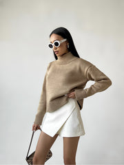 Jumbo Sweater Camel