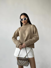 Jumbo Sweater Camel