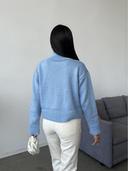 Jumbo Sweater Blue