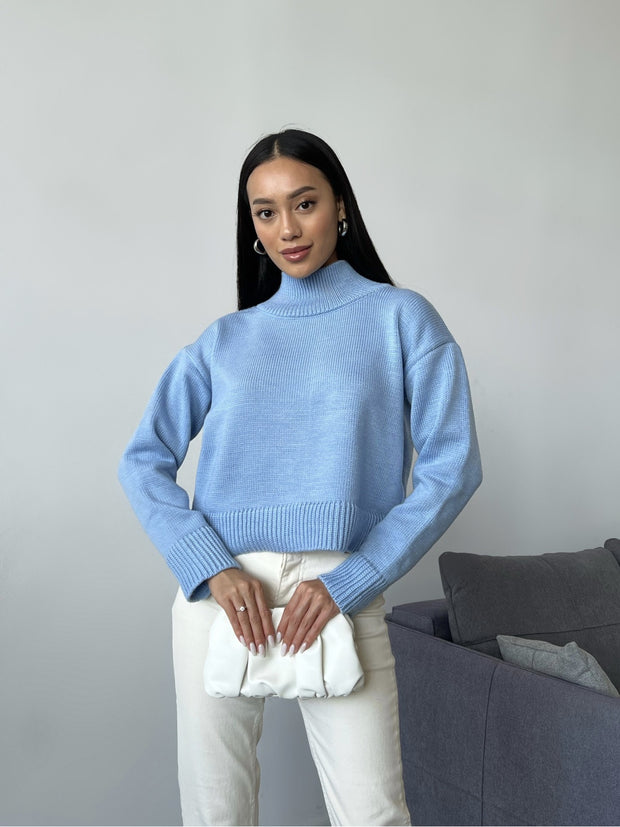 Jumbo Sweater Blue