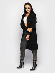 Knitted Cardigan Smile Black