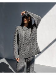 Knitted set VINCENT Dark gray