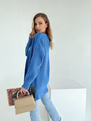 Knitted sweater Zirka Blue