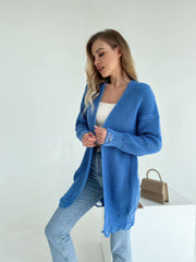 Knitted sweater Zirka Blue