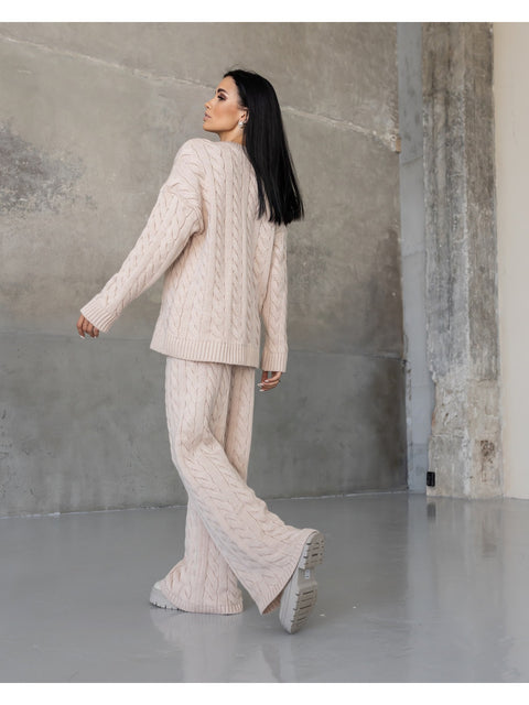 Knitted set VINCENT Light beige