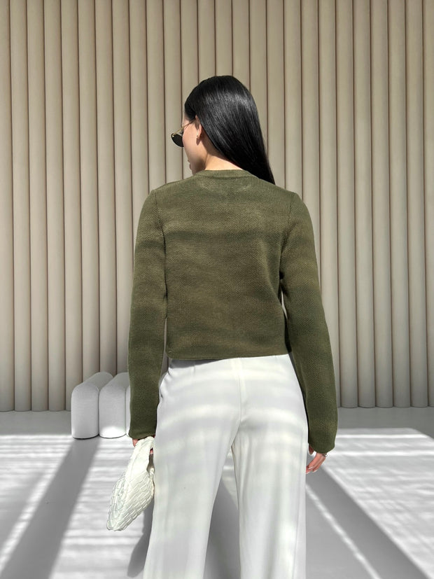 Cardigan Busy Khaki