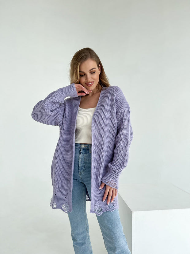 Knitted sweater Zirka Lavender