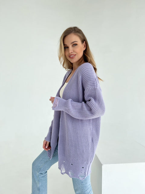 Knitted sweater Zirka Lavender