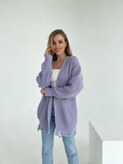 Knitted sweater Zirka Lavender