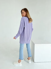 Knitted sweater Zirka Lavender